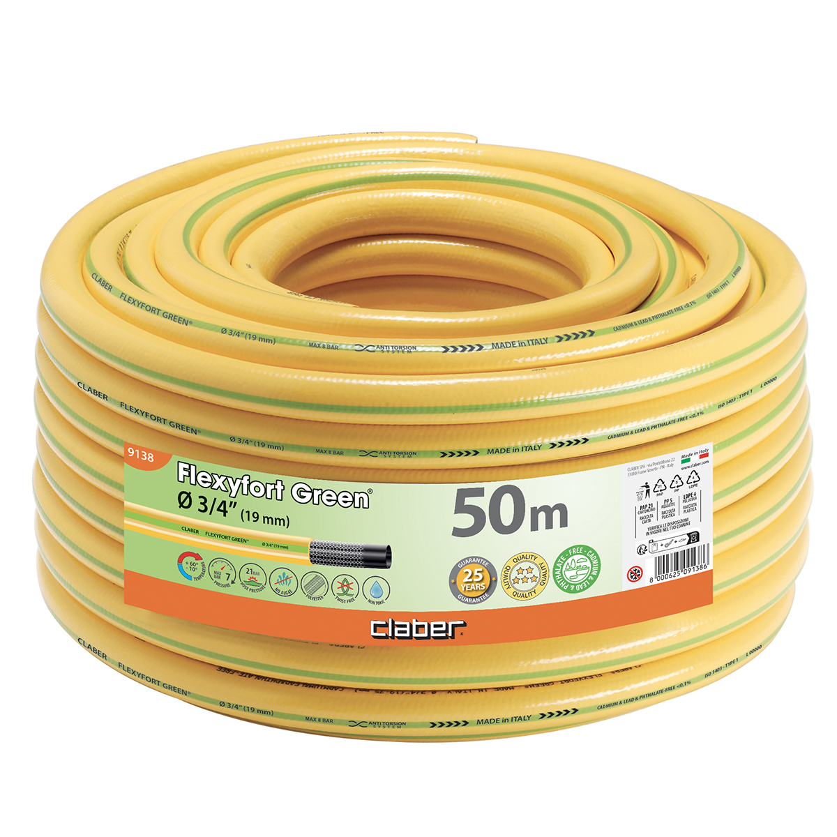 FLEXYFORT YAŞIL 3/4 " M 50