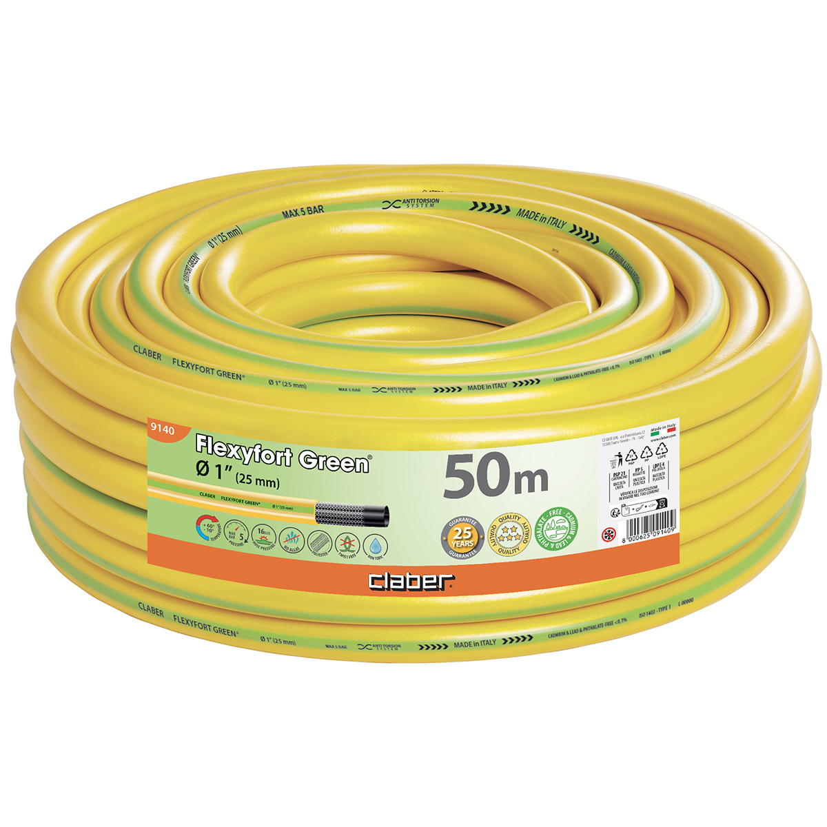 FLEXYFORT YAŞIL Ø 1” M 50