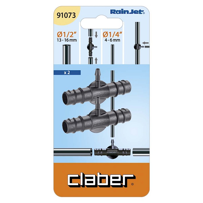 1/2 - 1/4 2-WAY COUPLING
