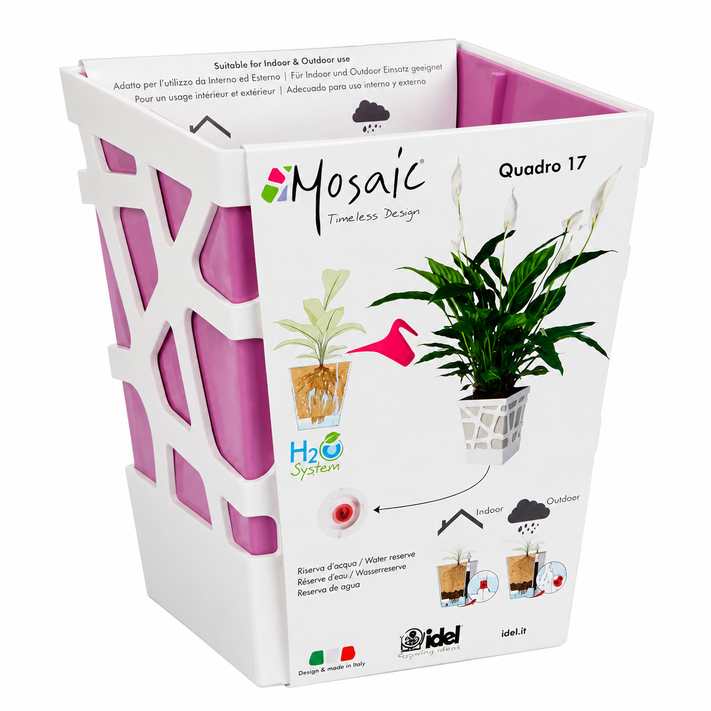 Mosaic Quadro 17 White/Purple
