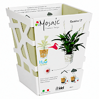 Mosaic Quadro 17 White/Pistachio