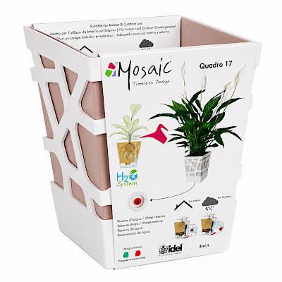Mosaic Quadro 17 White/Powder