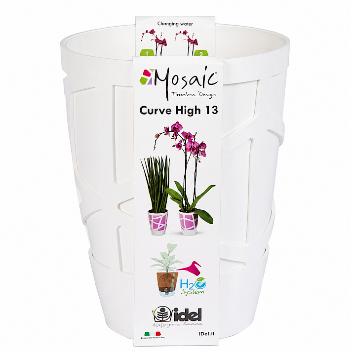 Mosaic Curve High 13 Total/White
