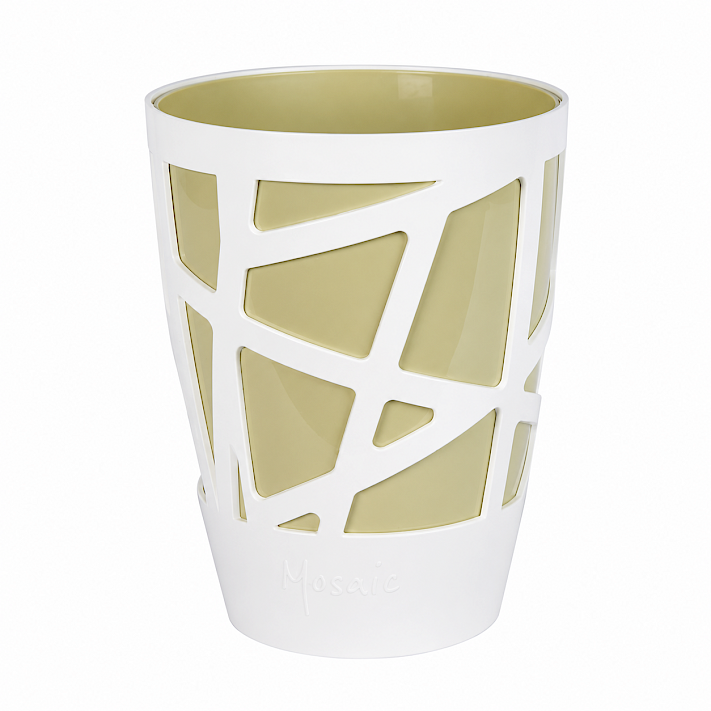 Mosaic Curve High 13 White/Pistachio