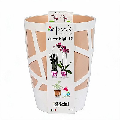 Mosaic Curve High 13 White/Sand