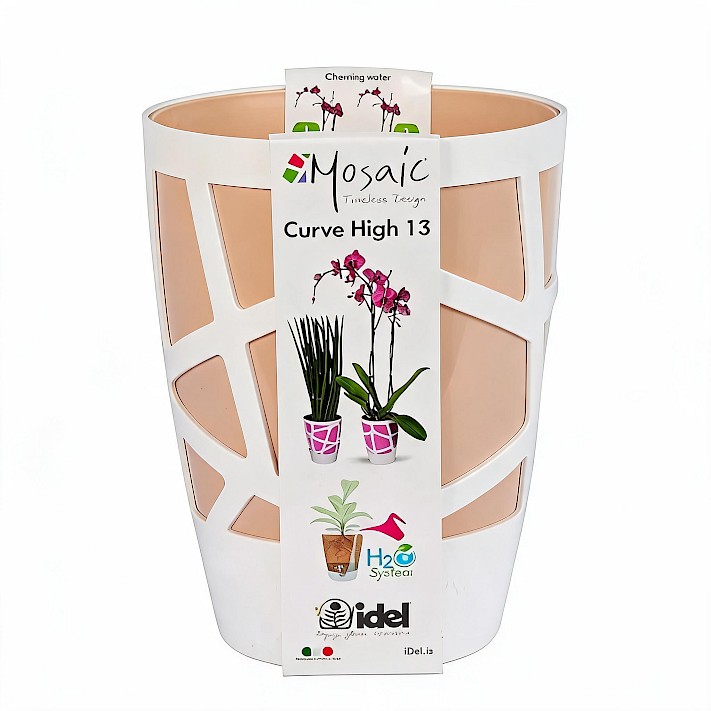 Mosaic Curve High 13 White/Sand