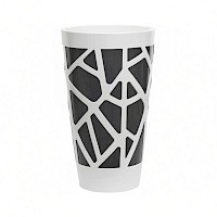 Mosaic Curve High 40 White/Taupe