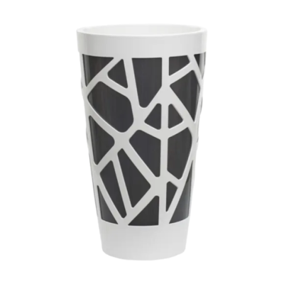 Mosaic Curve High 55 White/Taupe